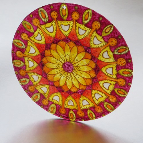 "Chrám Sebedůvěry..." - Autorská mandala — foto 3