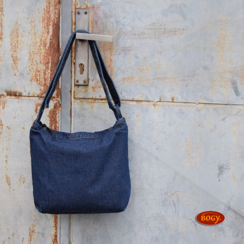 Džínová kabelka s klopou, unisex 913/1 — foto 5