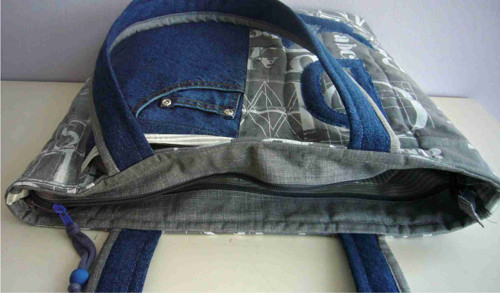 D, denim, dog - taška — foto 4