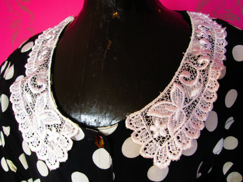 Šaty vintage dots — foto 4