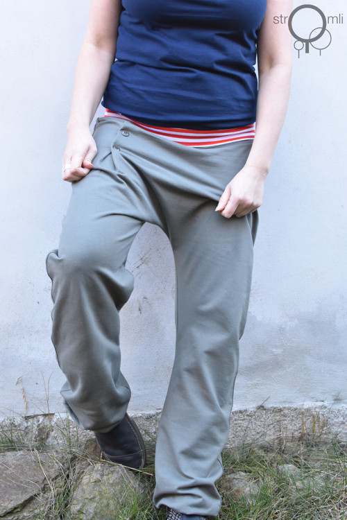 Khaki turecké tepláky, vel. M-L — foto 3