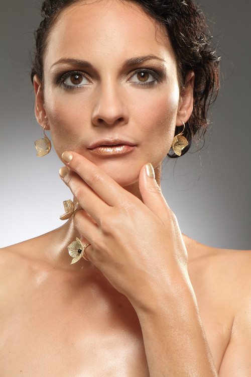 Prsten Hortenzie Postříbřený — foto 2