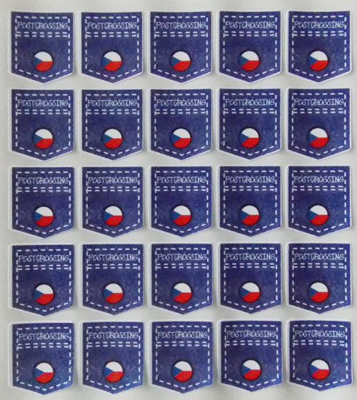 Aršík samolepek na postcrossing — foto 2