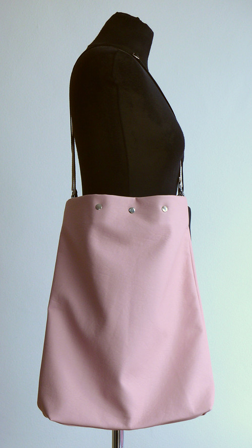 Tote bag basic black/powder pink — foto 5