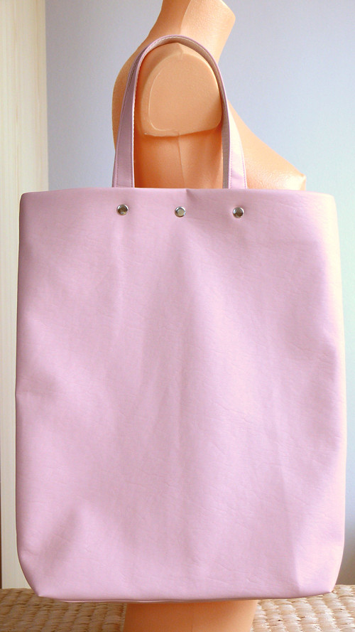 Tote bag basic black/powder pink — foto 6