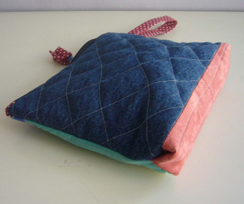 Džínová taštička - patchwork — foto 3