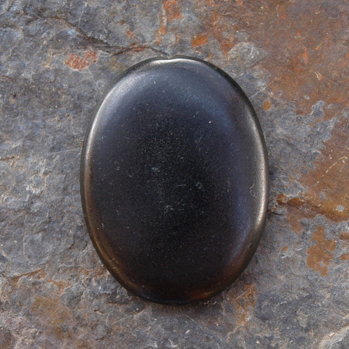 Šungit, korálek 4x3 cm — foto 2