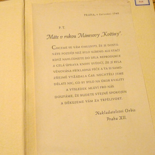 Josef Mánes - Květiny r. 1940 — foto 3