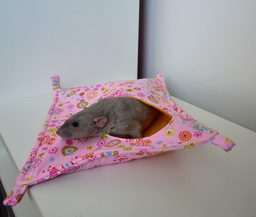 Hvězdný hamak s dírou - tmavě růžový — foto 2