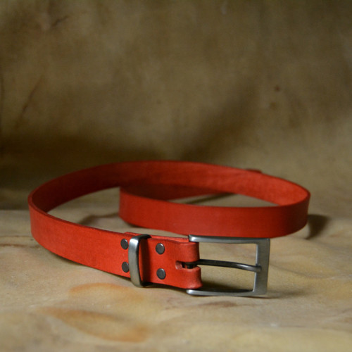 Červený opasek 3cm — foto 4