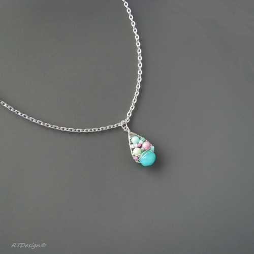 Náhrdelník SHABBY...small drops — foto 2