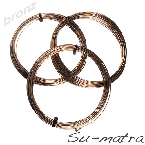 Bronzový drát měkký, 5 mm (1 m) — foto 2