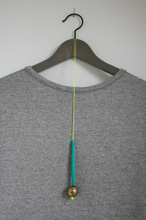 Náhrdelník neon+zelená — foto 2