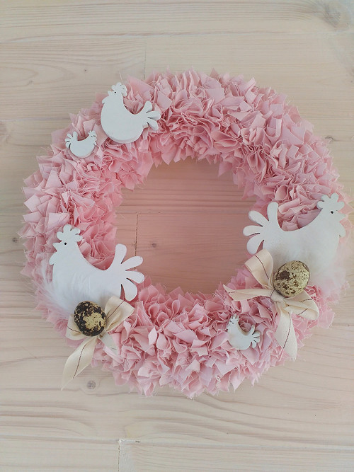 Shabby věnec velikonoční — foto 2