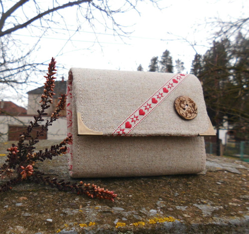 Peněženka "Knoflík pro štěstí" — foto 2