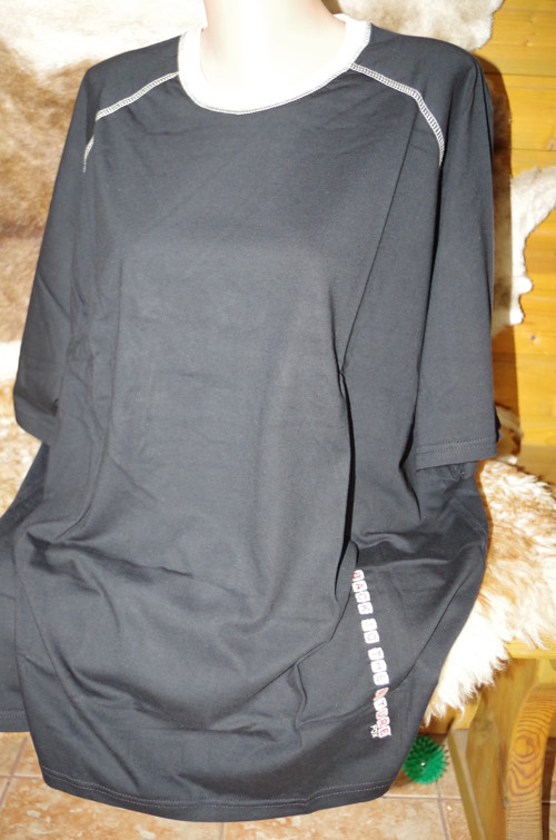 Černá s výšivkou - 2XL — foto 2