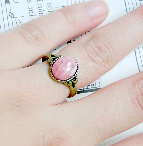 Rhodochrosite Extra / Prsteň s rodochrozitom — foto 2