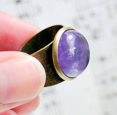 Amethyst Classic / Prsteň s ametystom — foto 2