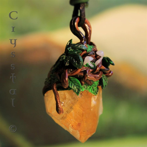 ...amulet "Citrínová hora", špic citrínu — foto 4