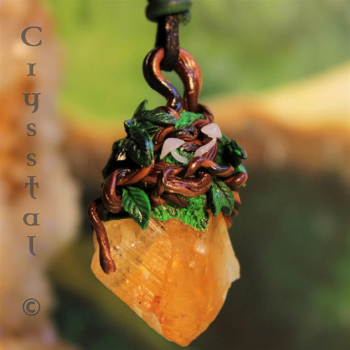 ...amulet "Citrínová hora", špic citrínu — foto 5