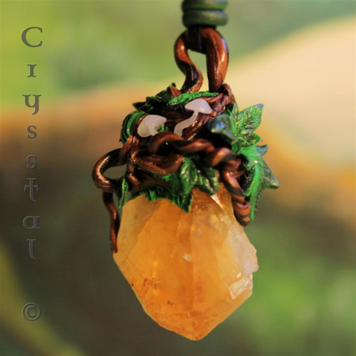 ...amulet "Citrínová hora", špic citrínu — foto 6
