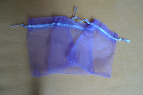 Organzový pytlíček fialový — foto 2