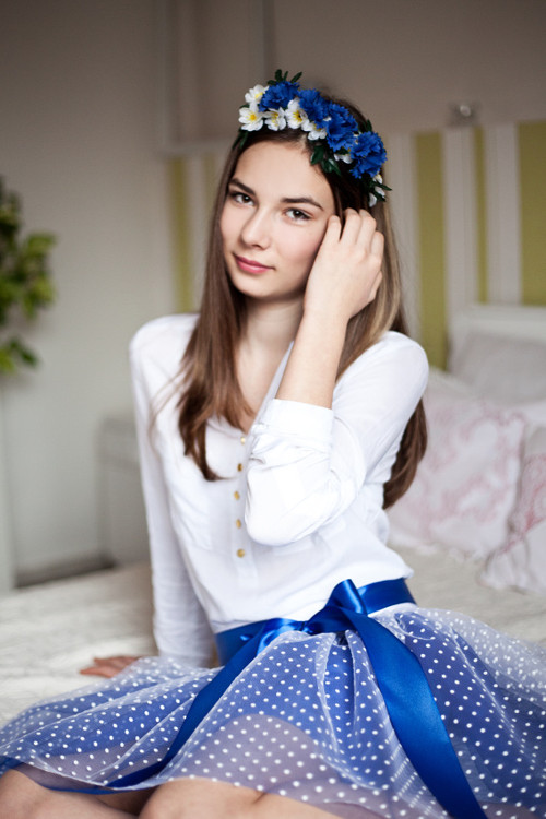 *Nebesky modrá s puntíčky* — foto 3