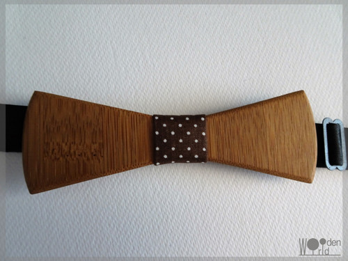Dřevěný motýlek - Bamboo °°°°°° — foto 2