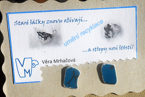 Střepy nosí štěstí! - náušnice I — foto 4