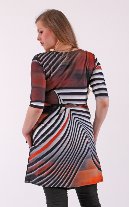 Zavinovací šaty - vel. M-L, sleva 50% — foto 4