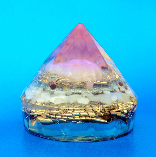 Orgonit Diamant *Růženínový* Láska 4.Čakra — foto 5