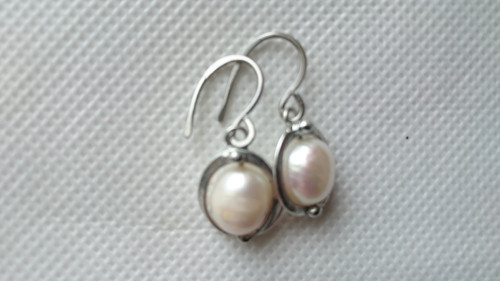 Náušnice PEARL ( říční perla ) — foto 3