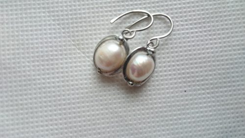 Náušnice PEARL ( říční perla ) — foto 5