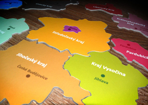 Mapa - Kraje České republiky — foto 2