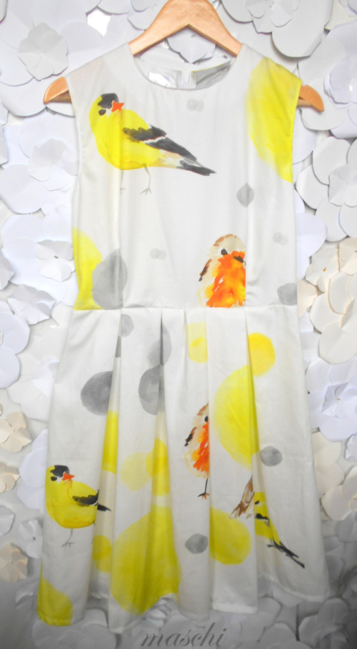 Dámske šaty Bird song — foto 4