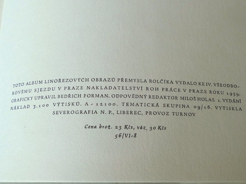 Praha matka měst ... linoryty — foto 5