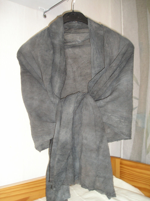Batikovaný šál ''Gray'' — foto 4