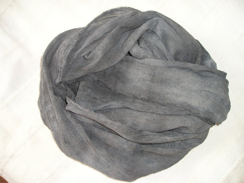 Batikovaný šál ''Gray'' — foto 5