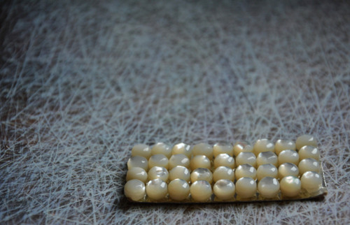 *** KARTIČKA I*** perleťové knoflíčky — foto 2