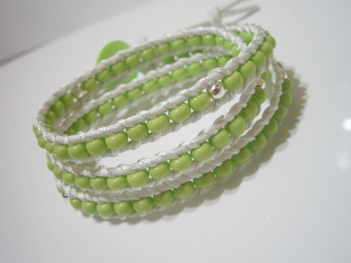 Zelenkavý náramek (Wrap Bracelet) — foto 3