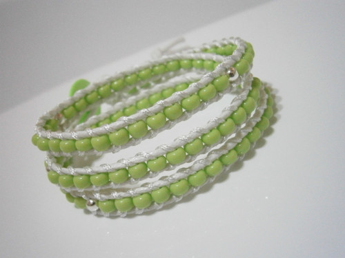 Zelenkavý náramek (Wrap Bracelet) — foto 4