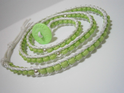 Zelenkavý náramek (Wrap Bracelet) — foto 5