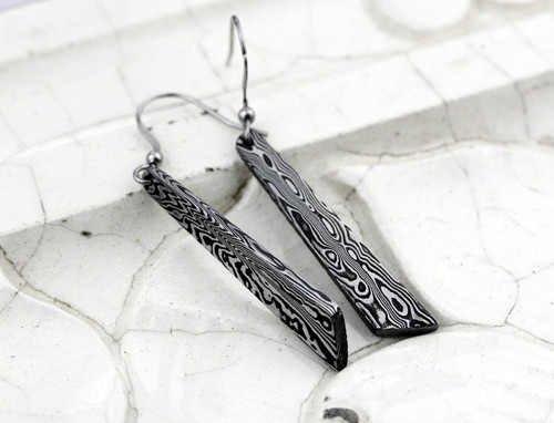 Náušnice Sabre W - Damasteel — foto 3