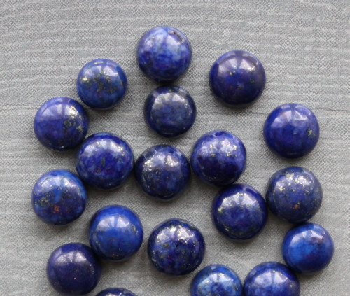 Lapis-lazuli kabošon 7mm — foto 2