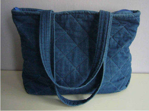 Džínová taška - crazy patchwork — foto 2