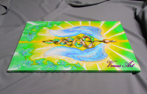 ARCHANDĚL RAFAEL - 40x60cm plátno SLEVA30% — foto 3