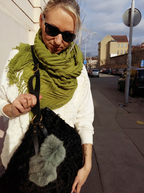Kožešinová crosby černá — foto 4