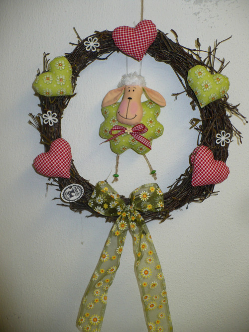 Jarní věnec s ovečkou 1 — foto 5