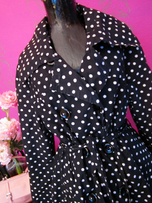 Kabát black&white dots — foto 3