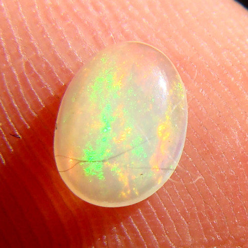 Ethiopský Welo opál - kabošon 0,5ct — foto 3